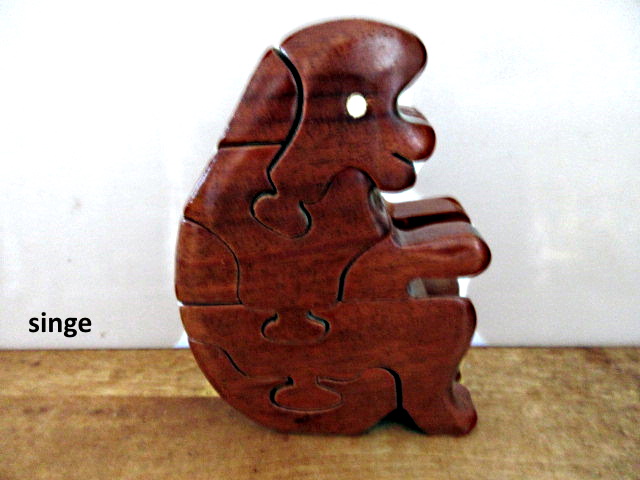 Puzzle en bois - singe